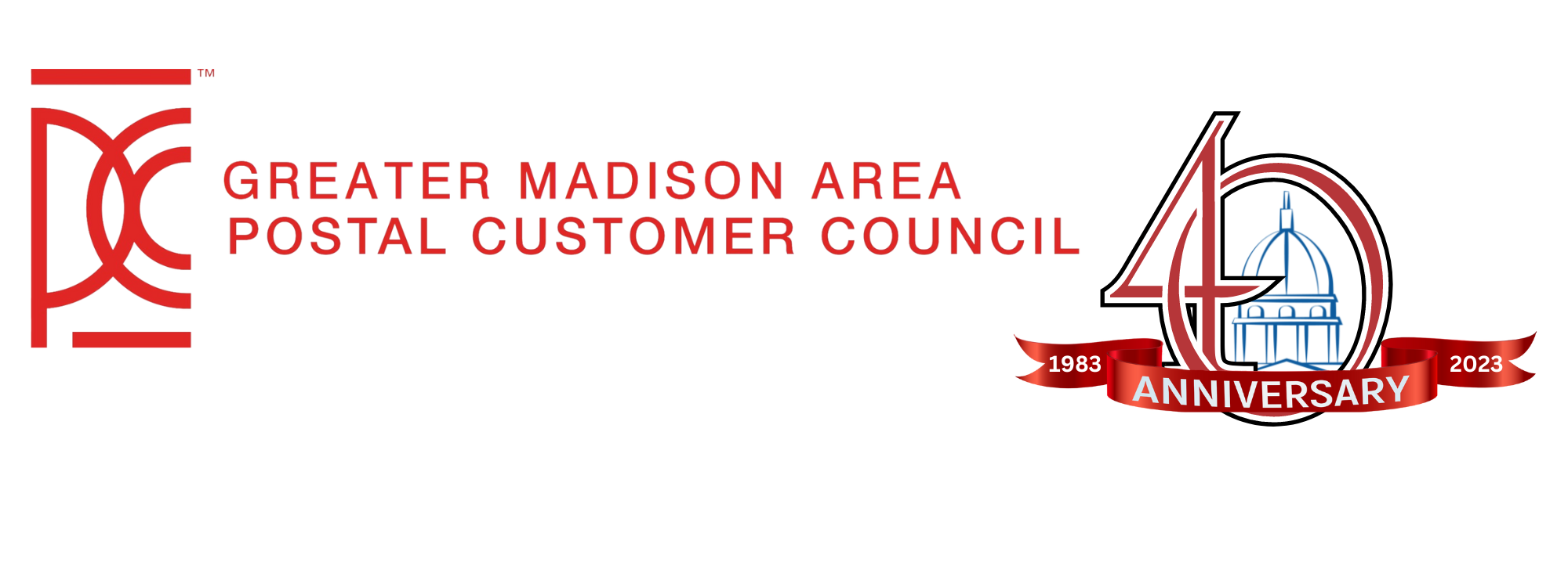 Greater Madison 40th Anniversary Horizontal Logo